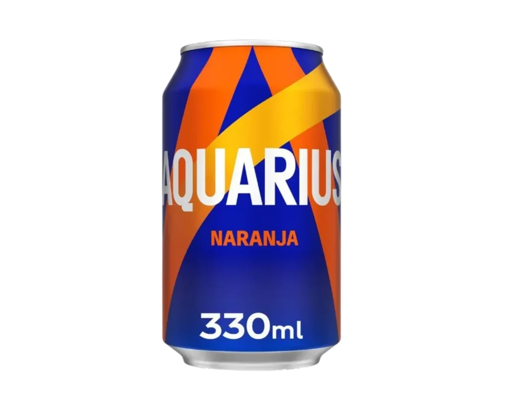 Bebida refrescante Aquarius naranja