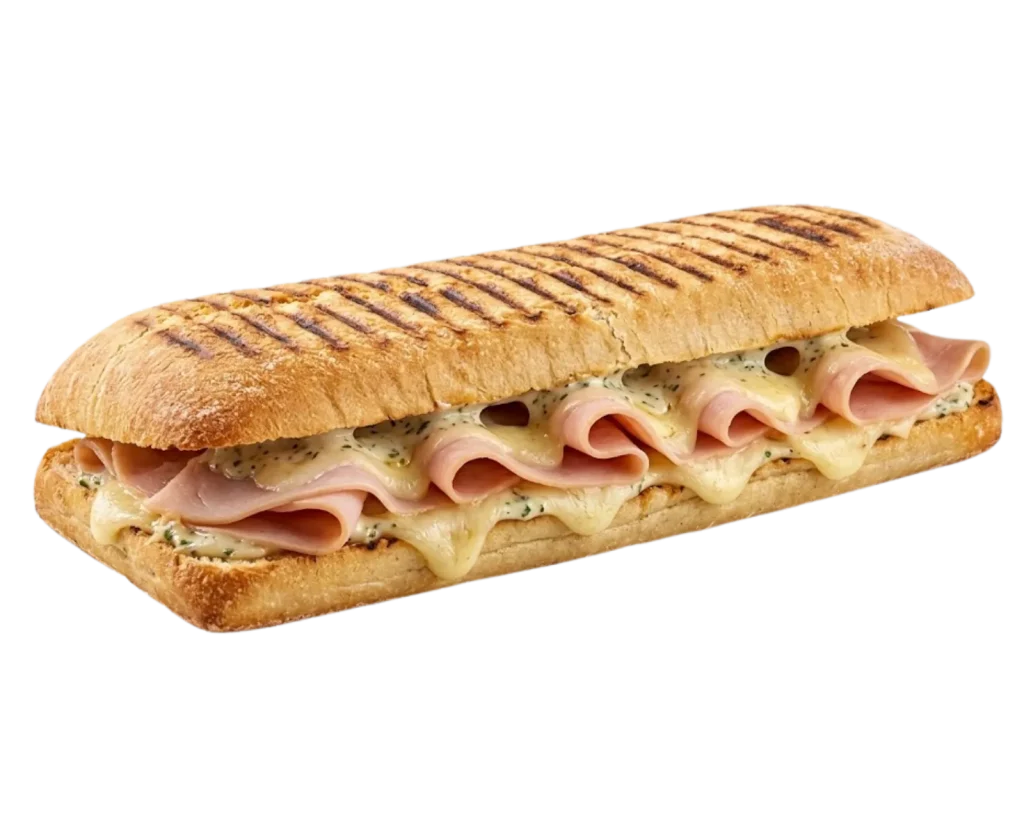 Panini, de pavo con queso.